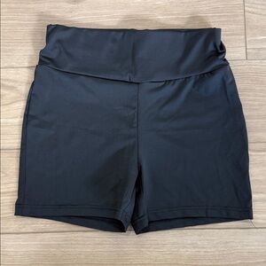 Black biker shorts